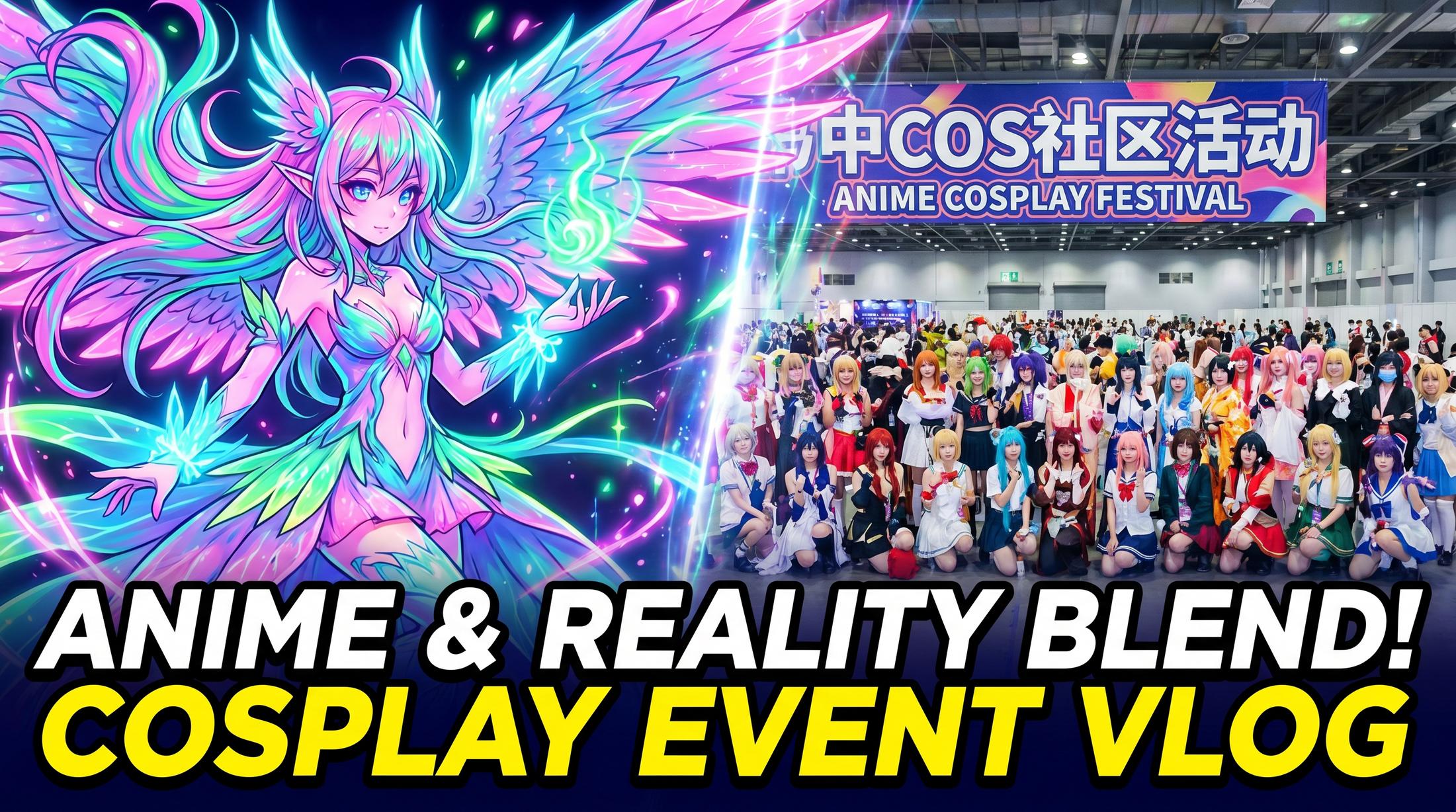 男同直播二次元：漫展Cosplay活动合影
